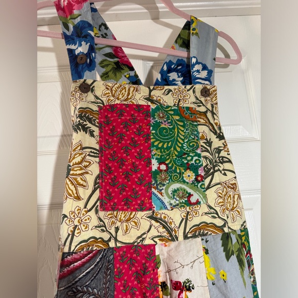 Patchwork overalls by Rahabe Rope NWOT - Picture 6 of 16